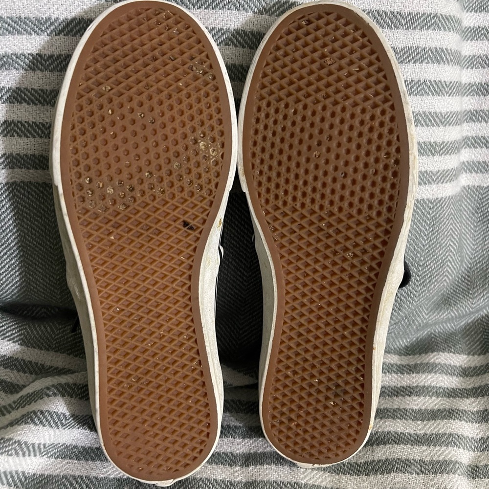 Vans Black Leather Low‎ Top Skater Size 6.5 - Picture 4 of 4